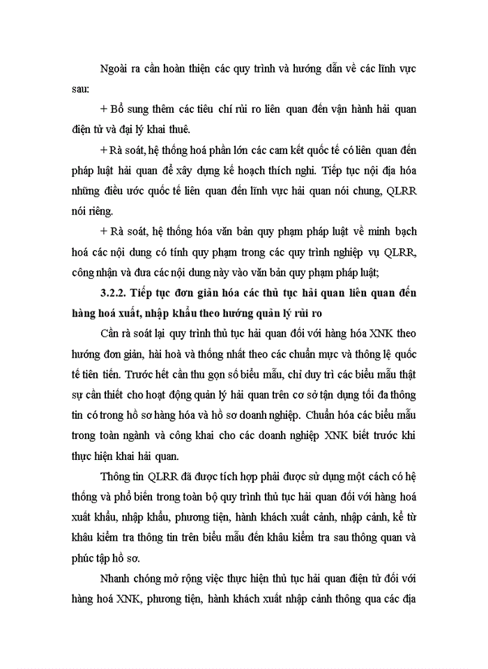 image for page Thực trạng áp dụng quản lý rủi ro trong quy trình thủ tục Hải quan đối với hàng hoá Xuất nhập khẩu