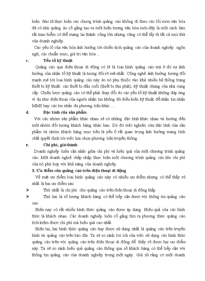 image for page Khả năng chấp nhận của khách hàng đối với dịch vụ quảng cáo qua điện thoại di động của mạng Viettel