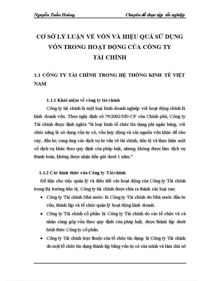 image for page Thực trạng và giải pháp nhằm nâng cao hiệu quả sử dụng vốn tại tổng Công ty tài chính cổ phần Dầu khí Việt Nam PVFC
