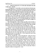 Mối quan hệ giữa tư tưởng hồ chí minh với chủ nghĩa Mác - LêNin