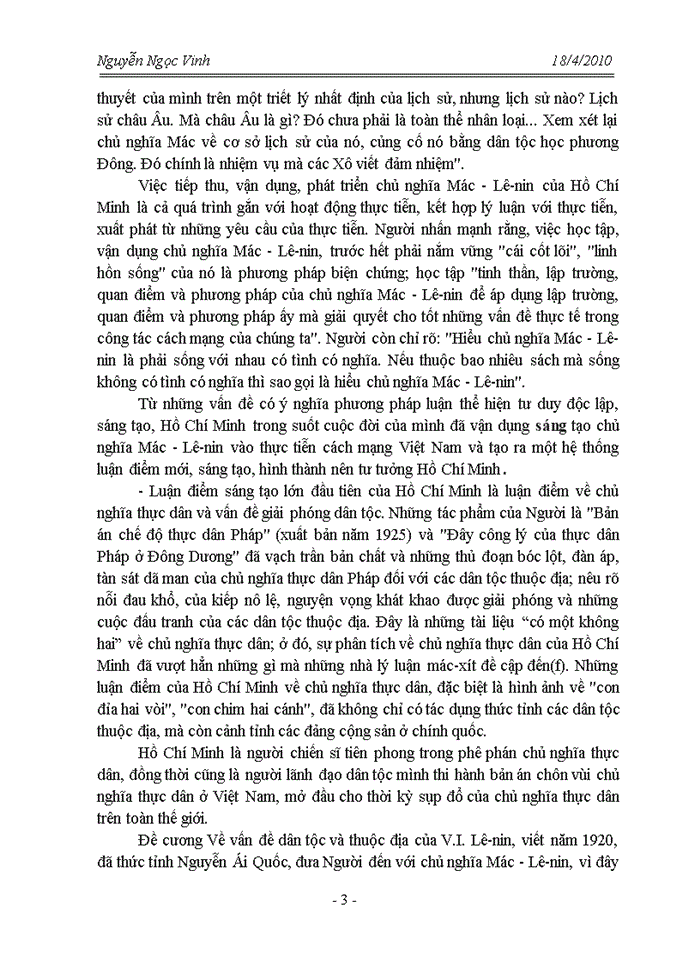 image for page Mối quan hệ giữa tư tưởng hồ chí minh với chủ nghĩa Mác - LêNin