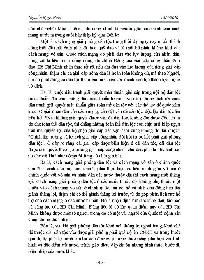 image for page Mối quan hệ giữa tư tưởng hồ chí minh với chủ nghĩa Mác - LêNin