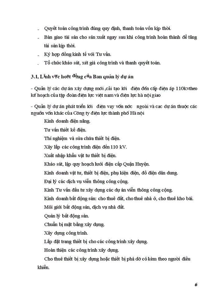 image for page Báo cáo thực tập Tổng quát về Ban Quản lý dự án lưới điện Hà Nội