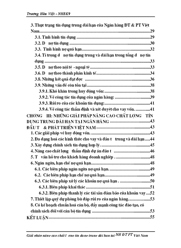 image for page Một số giải pháp nhằm mở rộng và nâng cao chất lượng tín dụng trung dài hạn tại ngân hàng Đầu tư và Phát triển Việt Nam