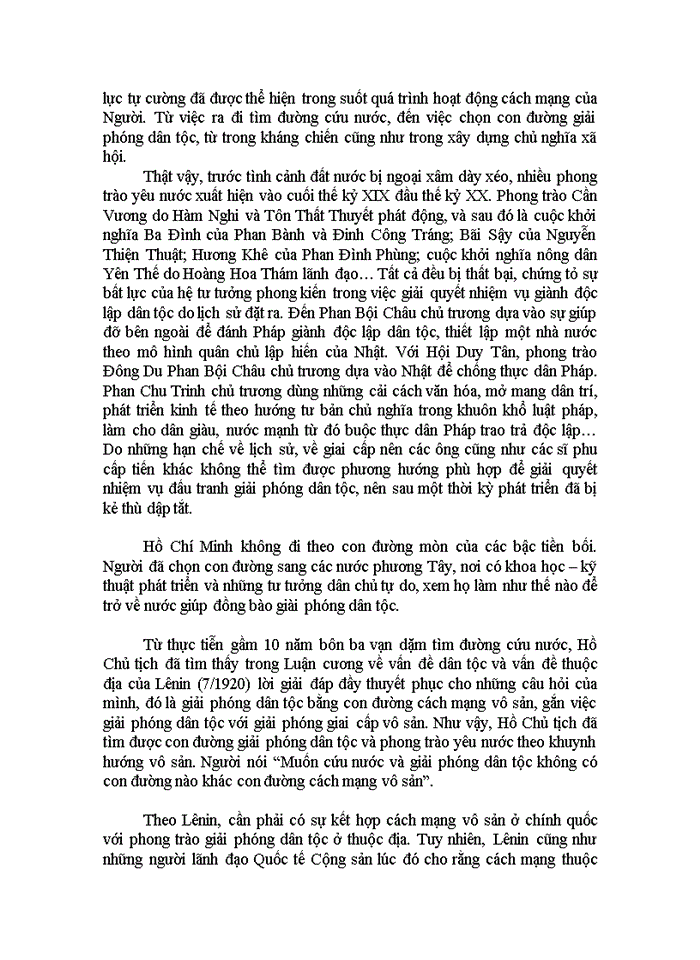 image for page Tư tưởng Hồ Chí Minh về độc lập dân tộc gắn liền với Chủ nghĩa Xã hội