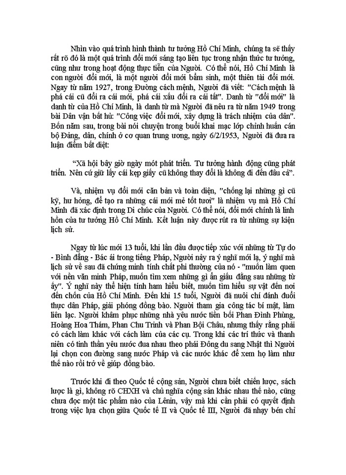 image for page Tư tưởng Hồ Chí Minh về độc lập dân tộc gắn liền với Chủ nghĩa Xã hội