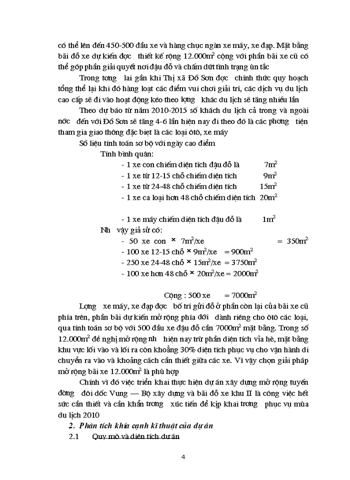 image for page Dự án mở rộng đường và bãi đỗ xe tại địa điểm dốc Vung Bộ Xây dựng khu II Đồ Sơn nhằm giải quyết tình trạng ách tắcvà tai nạn giao thông thường xảy ra trong những năm gần đây