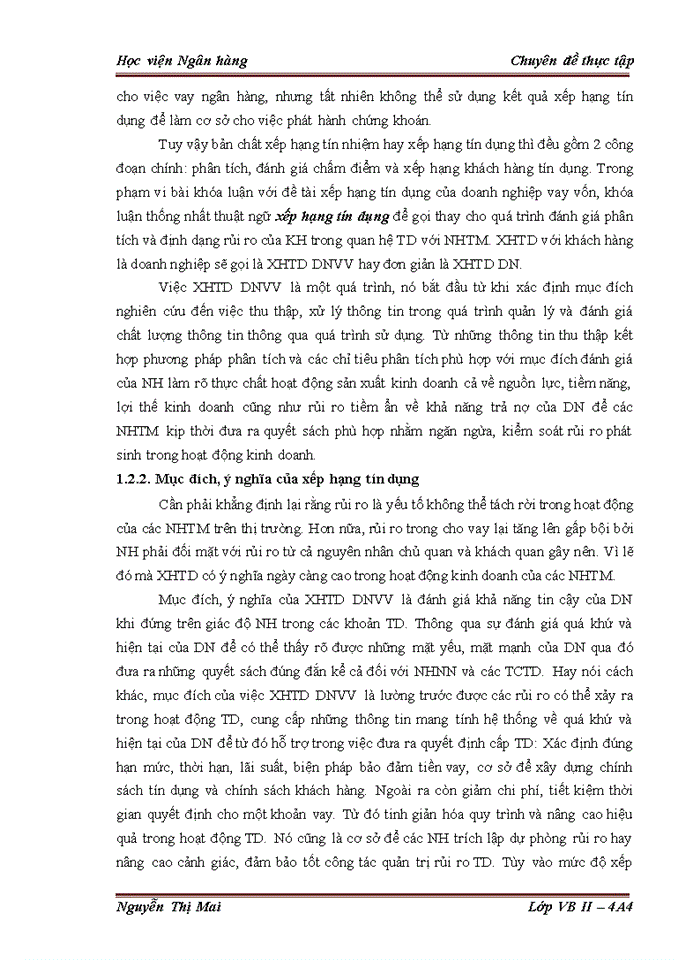 image for page Giải pháp hoàn thiện công tác Xếp hạng tín dụng doanh nghiệp vay vốn tại Chi nhánh Ngân hàng Thương mại Cổ phần công thương Đống Đa