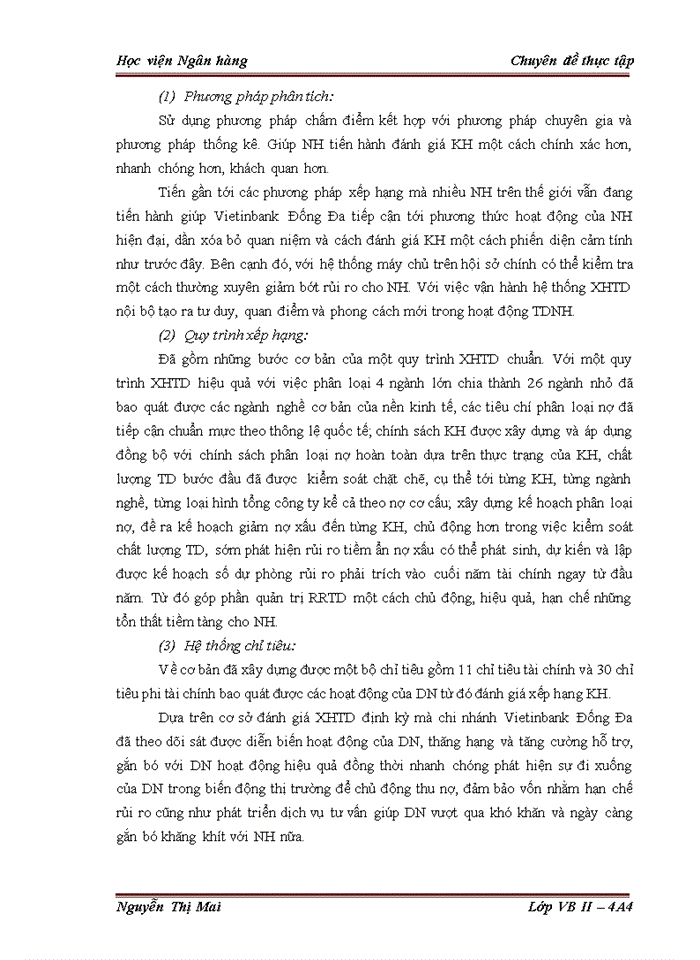 image for page Giải pháp hoàn thiện công tác Xếp hạng tín dụng doanh nghiệp vay vốn tại Chi nhánh Ngân hàng Thương mại Cổ phần công thương Đống Đa