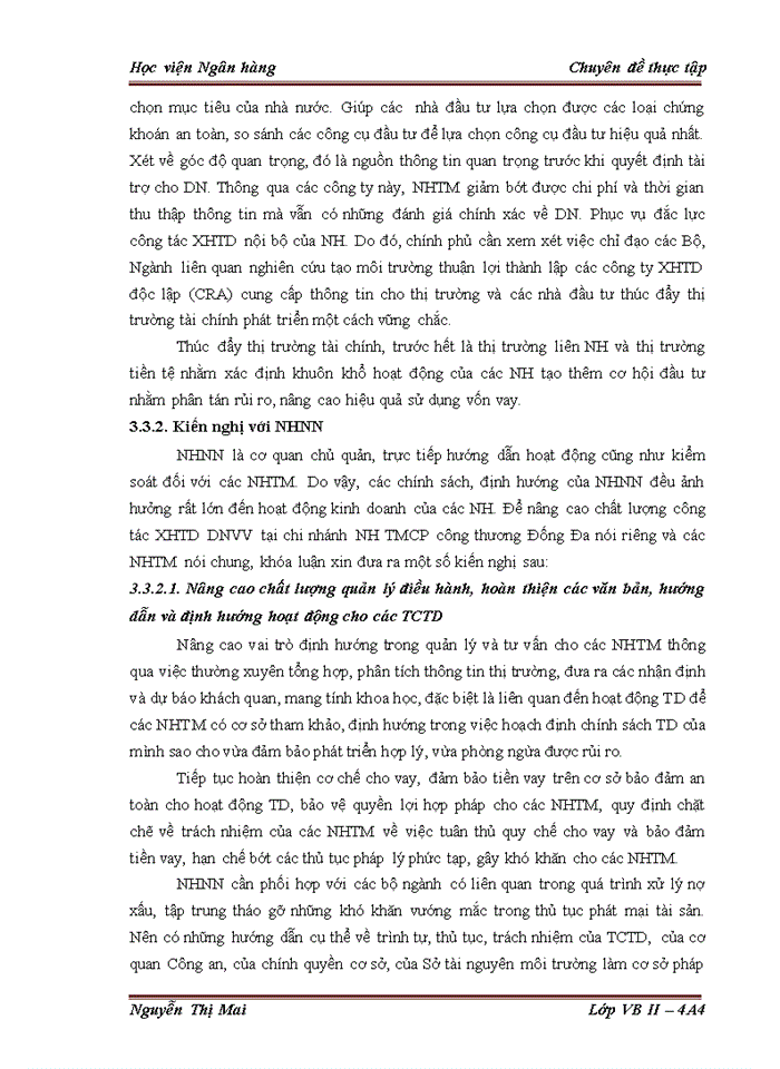 image for page Giải pháp hoàn thiện công tác Xếp hạng tín dụng doanh nghiệp vay vốn tại Chi nhánh Ngân hàng Thương mại Cổ phần công thương Đống Đa