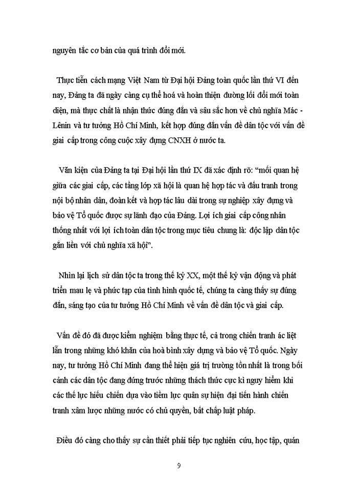 image for page Biện chứng giữa vấn đề dân tộc và giai cấp trong tư tưởng Hồ Chí Minh