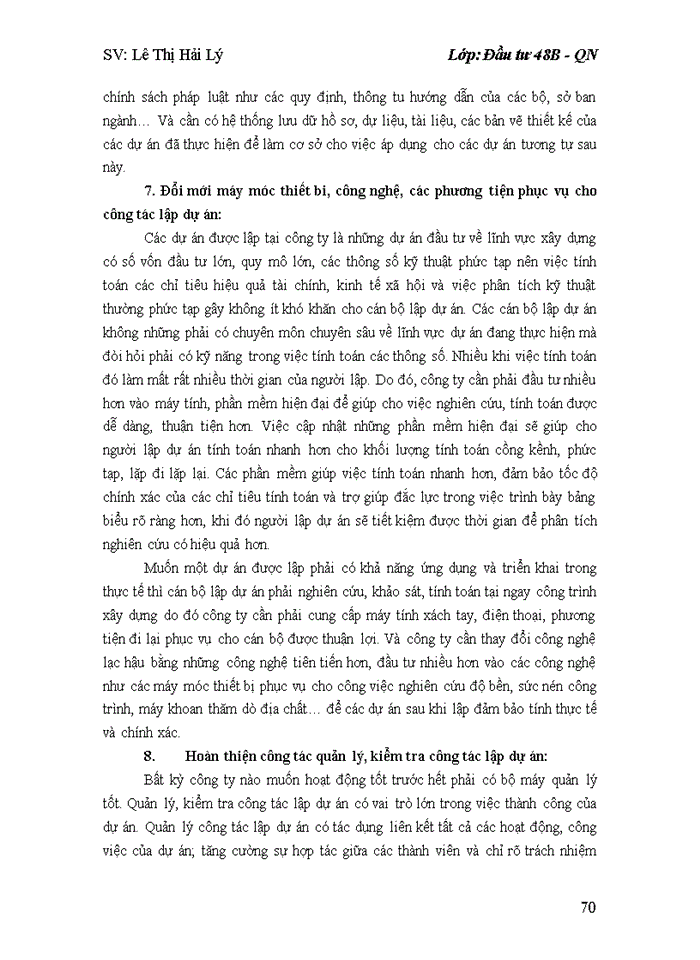 image for page Hoàn thiện công tác lập dự án tại Công ty cổ phần đầu tư phát triển công nghệ điện tử viễn thông