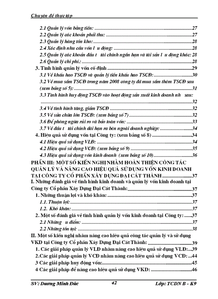 image for page Vốn Kinh doanh và một số giải pháp chủ yếu nhằm nâng cao hiệu quả sử dụng vốn tại Công ty cổ phần Xõy dựng Đại Cỏt Thành