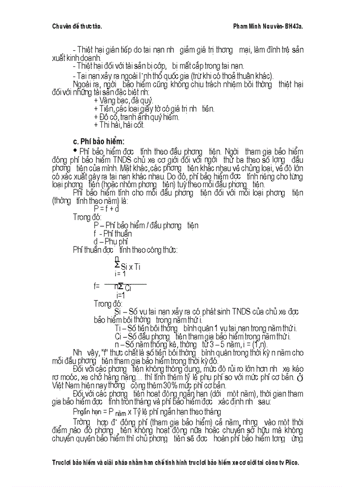 image for page Trục lợi Bảo hiểm và giải pháp nhằm hạn chế tình hình trục lợi Bảo hiểm xe cơ giới tại Công ty Pjico