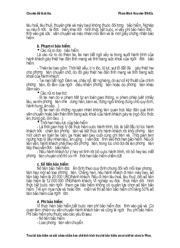 image for page Trục lợi Bảo hiểm và giải pháp nhằm hạn chế tình hình trục lợi Bảo hiểm xe cơ giới tại Công ty Pjico