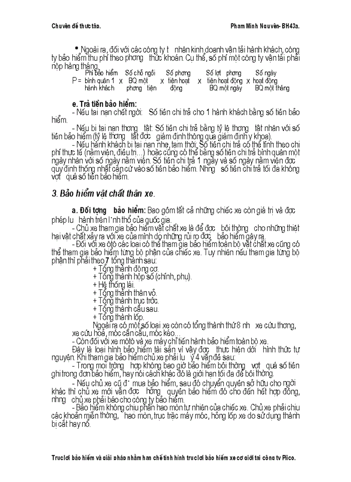image for page Trục lợi Bảo hiểm và giải pháp nhằm hạn chế tình hình trục lợi Bảo hiểm xe cơ giới tại Công ty Pjico