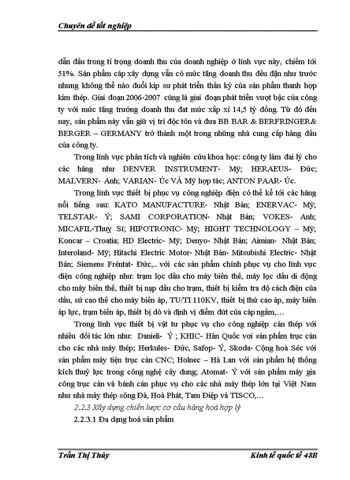 image for page Thực trạng về công tác mở rộng thị trường Tiêu thụ Sản phẩm của Công ty phát triển Công nghiệp năng lượng