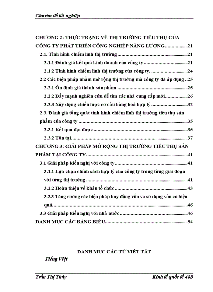 image for page Thực trạng về công tác mở rộng thị trường Tiêu thụ Sản phẩm của Công ty phát triển Công nghiệp năng lượng