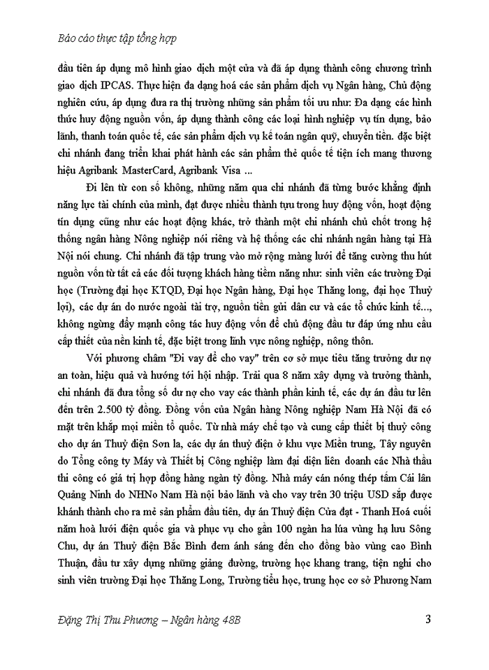 image for page Báo cáo thực tập tổng hợp tại Ngân hàng Nông nghiệp và Phát triển Nông thôn chi nhánh Nam Hà Nội