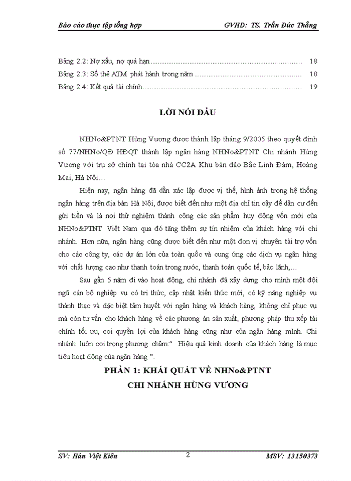 image for page Báo cáo thực tập tổng hợp tại Ngân hàng Nông nghiệp và Phát triển Nông thôn chi nhánh Hùng Vương