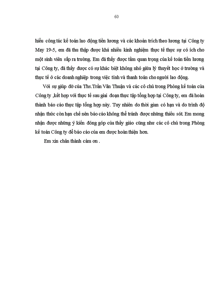 image for page Kế toán tiền lương và các khoản trích theo lương tại Công ty May 19-5