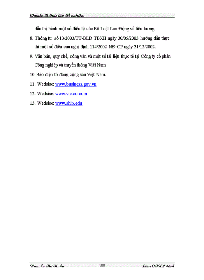 image for page THS Hoàn thiện công tác tạo động lực cho người lao động tại Công ty cổ phần Công nghiệp và truyền thông Việt Nam VNINCOM