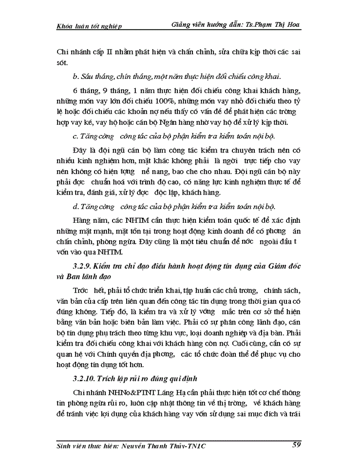 image for page Một số giải pháp phòng ngừa và hạn chế rủi ro tín dụng tại Chi nhánh Ngân hàng Nông nghiệp và Phát triển Nông thôn Láng Hạ