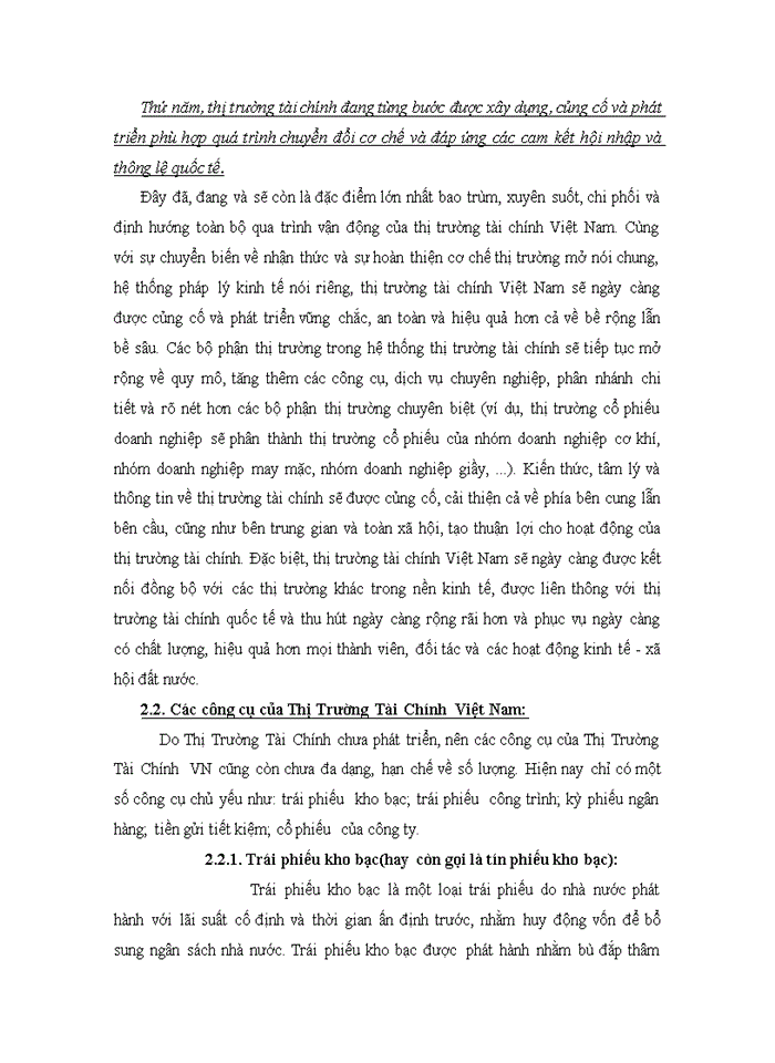 image for page Thực tiễn về Thị Trường Tài Chính ở Việt Nam