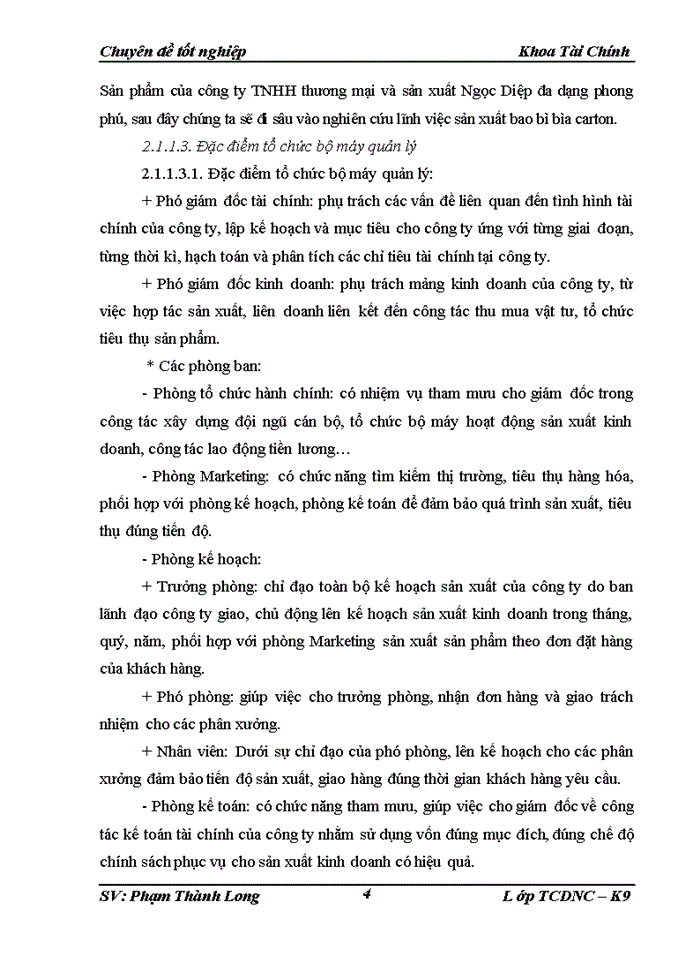 image for page Một số giải pháp kiến nghị nhằm tăng cường quản lý và nâng cao hiệu quả sử dụng Vốn lưu động tại Công ty Trách nhiệm Hữu hạn Ngọc Diệp