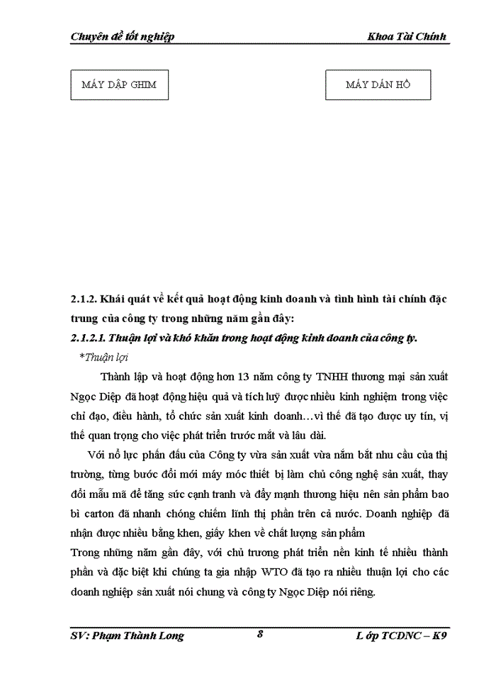 image for page Một số giải pháp kiến nghị nhằm tăng cường quản lý và nâng cao hiệu quả sử dụng Vốn lưu động tại Công ty Trách nhiệm Hữu hạn Ngọc Diệp