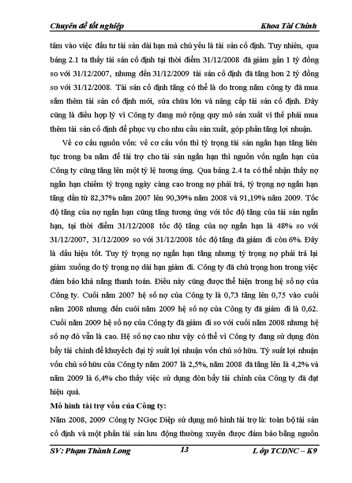 image for page Một số giải pháp kiến nghị nhằm tăng cường quản lý và nâng cao hiệu quả sử dụng Vốn lưu động tại Công ty Trách nhiệm Hữu hạn Ngọc Diệp