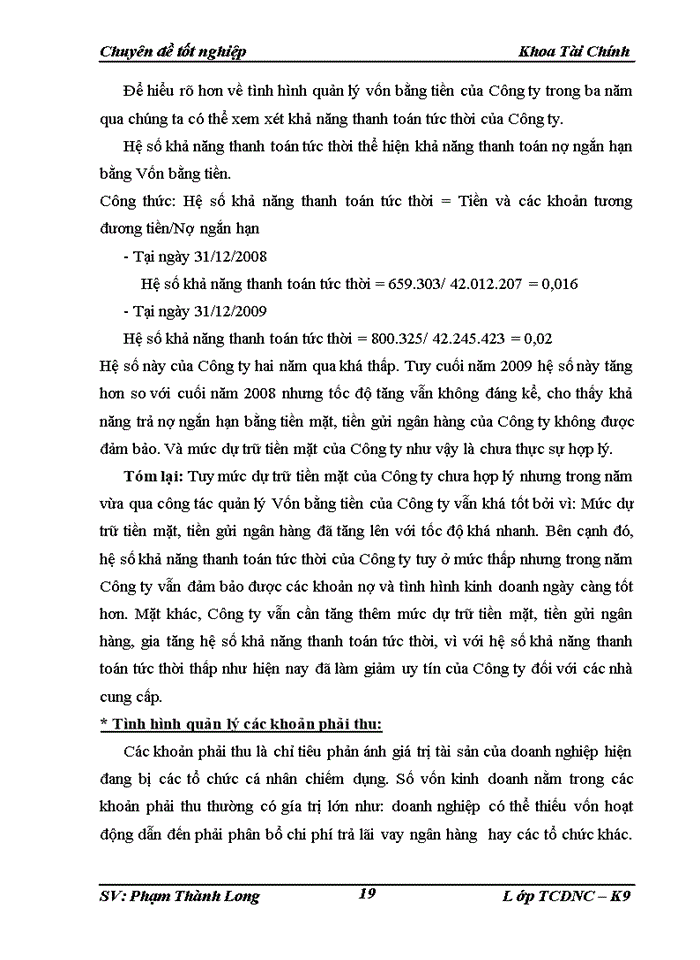 image for page Một số giải pháp kiến nghị nhằm tăng cường quản lý và nâng cao hiệu quả sử dụng Vốn lưu động tại Công ty Trách nhiệm Hữu hạn Ngọc Diệp
