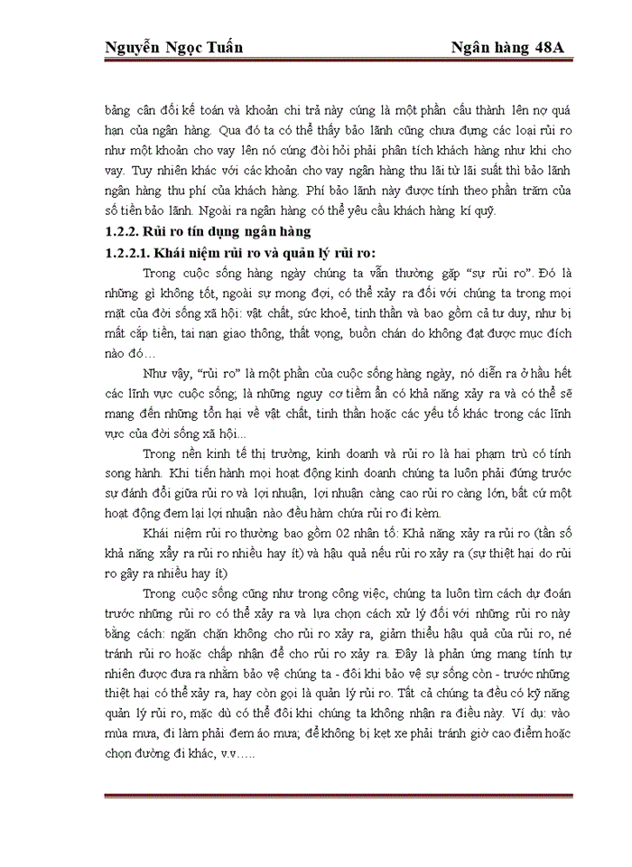image for page Hoạt động tín dụng và một số biện pháp phòng ngừa rủi ro tín dụng tại Ngân hàng Thương mại Cổ phần Quân Đội chi nhánh Thanh Xuân
