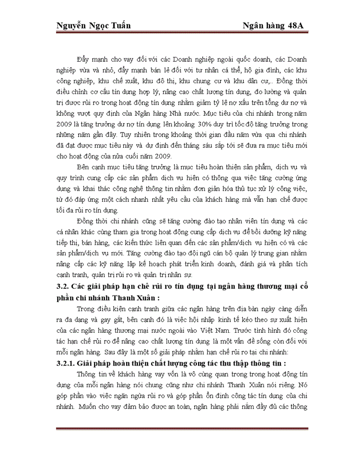 image for page Hoạt động tín dụng và một số biện pháp phòng ngừa rủi ro tín dụng tại Ngân hàng Thương mại Cổ phần Quân Đội chi nhánh Thanh Xuân
