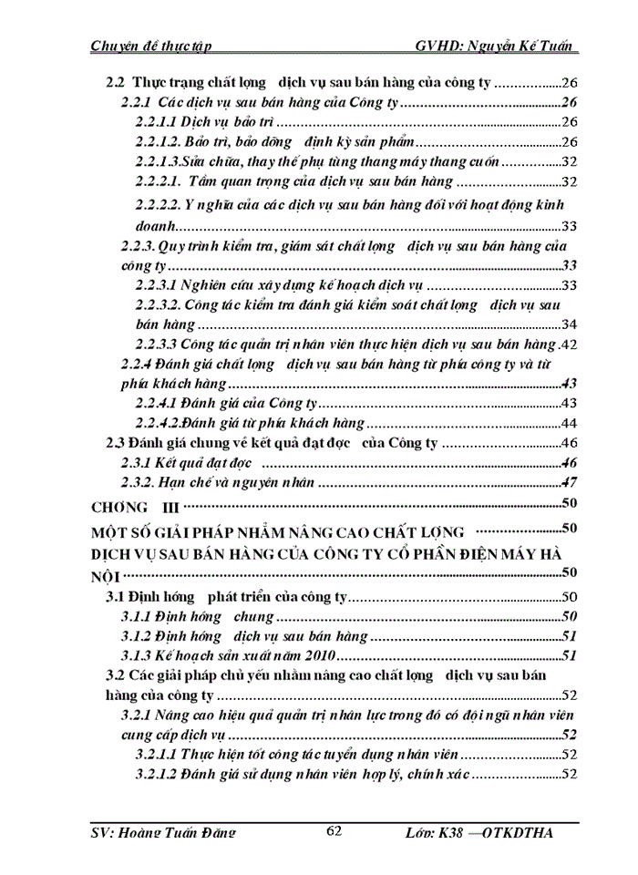 image for page Nâng cao chất lượng dịch vụ sau bán hàng tại Công ty Cổ phần Điện Máy Hà Nội