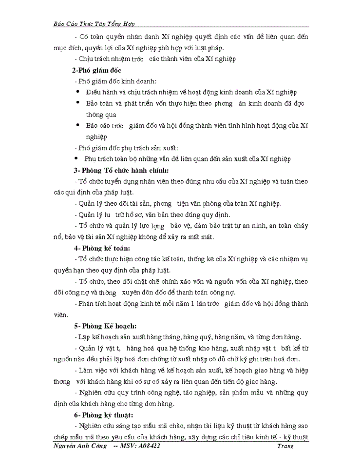 image for page Báo cáo thực tập tốt nghiệp tại Xí nghiệp sản xuất và Xuất nhập khẩu Thủ Đô
