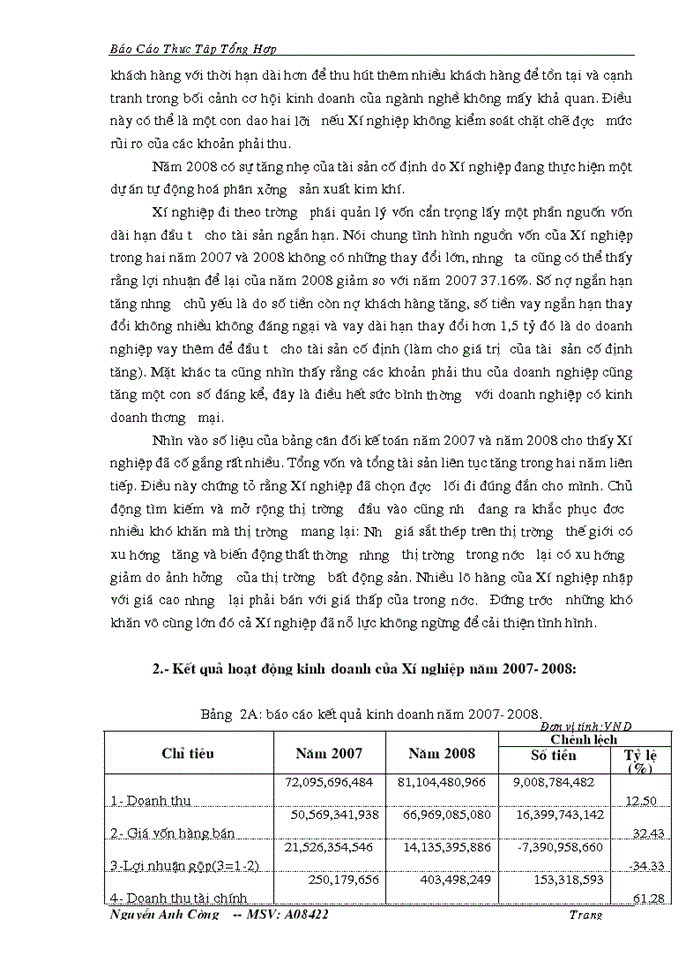 image for page Báo cáo thực tập tốt nghiệp tại Xí nghiệp sản xuất và Xuất nhập khẩu Thủ Đô