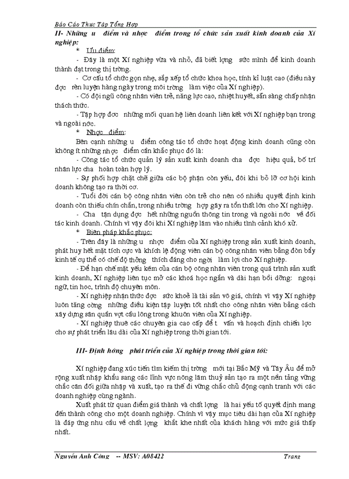 image for page Báo cáo thực tập tốt nghiệp tại Xí nghiệp sản xuất và Xuất nhập khẩu Thủ Đô