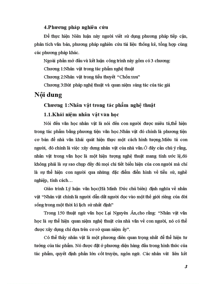 image for page Nhân vật trong tiểu thuyết Chốn xưa