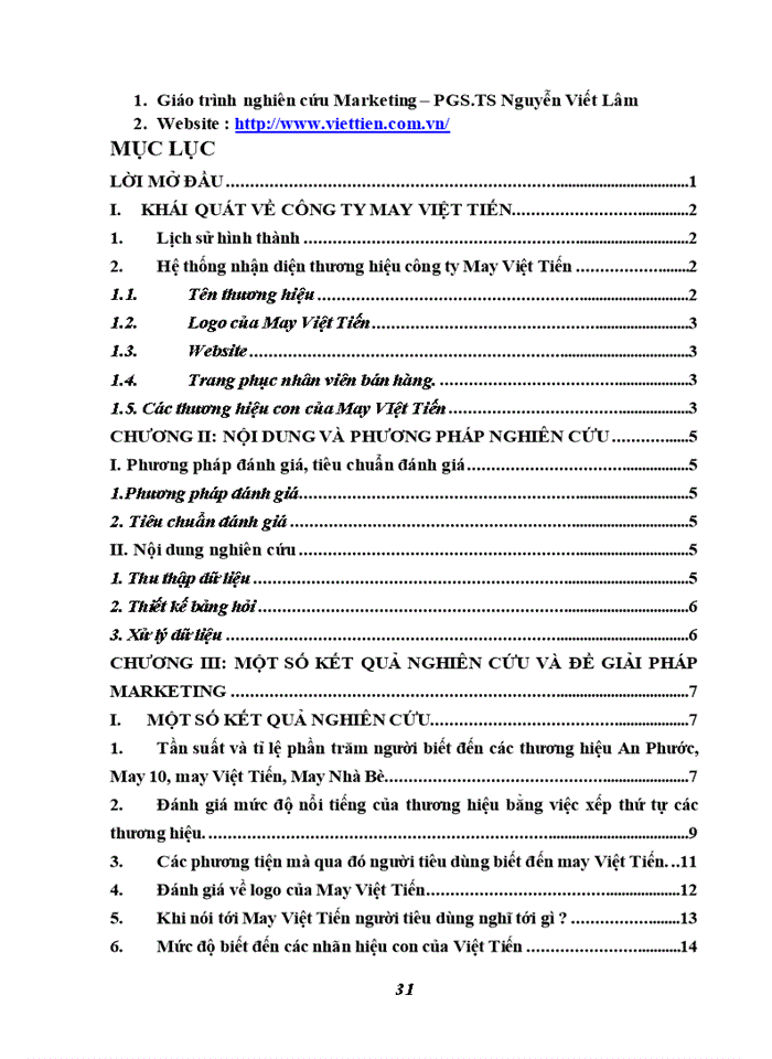 image for page Báo cáo thực tập tại Công ty May Việt Tiến