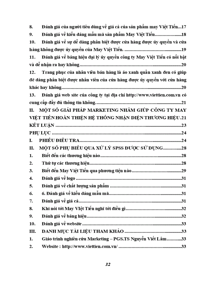 image for page Báo cáo thực tập tại Công ty May Việt Tiến