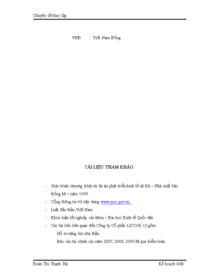 image for page Thực trạng và giải pháp nâng cao năng lực đấu thầu của Công ty cổ phần LICOGI 12