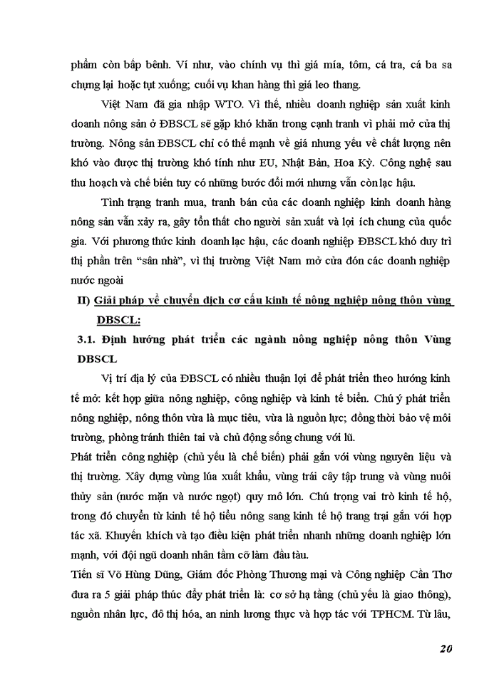 image for page Chuyển dịch cơ cấu ngành nông nghiệp vùng đồng bằng sông cửu long