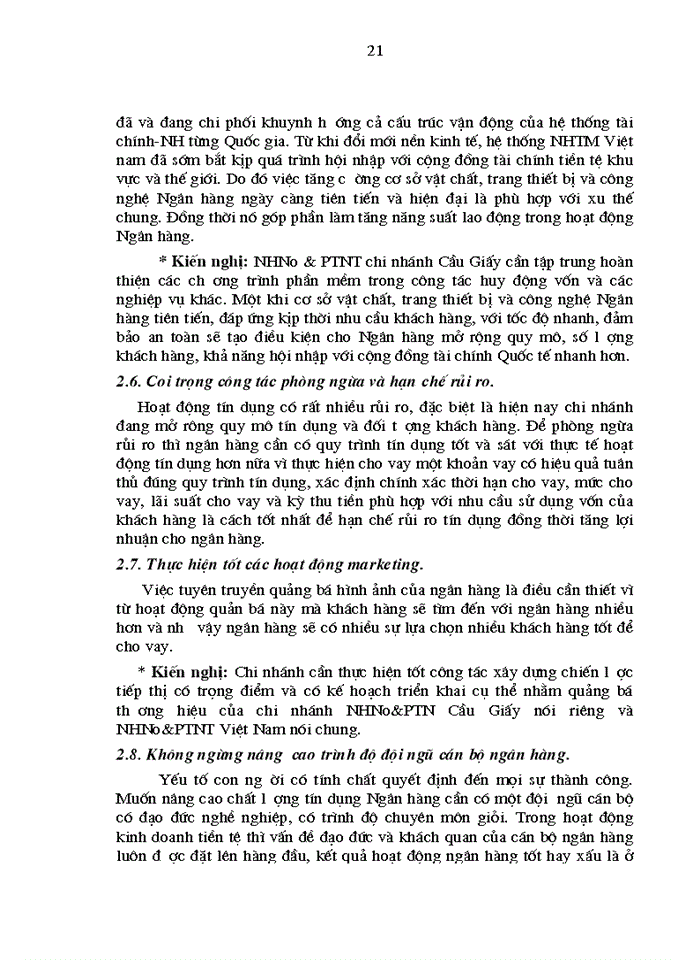 image for page Tình hình hoạt động Kinh doanh của Ngân hàng Nông nghiệp và Phát triển Nông thôn chi nhánh cầu giấy