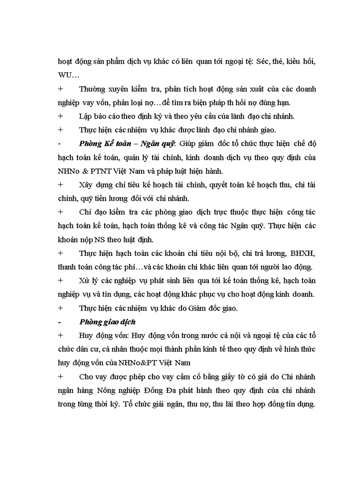 image for page Báo cáo tông hợp tại chi nhánh Ngân hàng Nông nghiệp và Phát triển Nông thôn đống đa