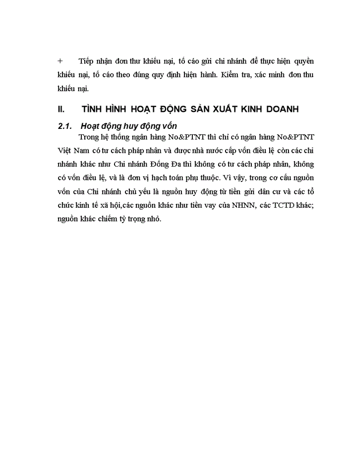 image for page Báo cáo tông hợp tại chi nhánh Ngân hàng Nông nghiệp và Phát triển Nông thôn đống đa