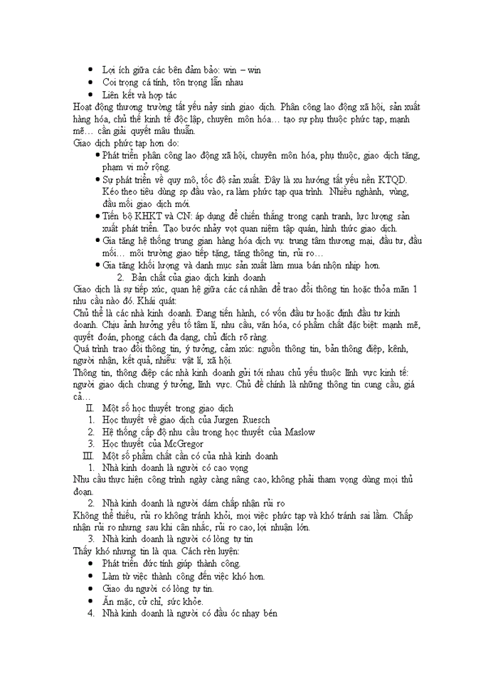 image for page Giao dịch và đàm phán Kinh doanh