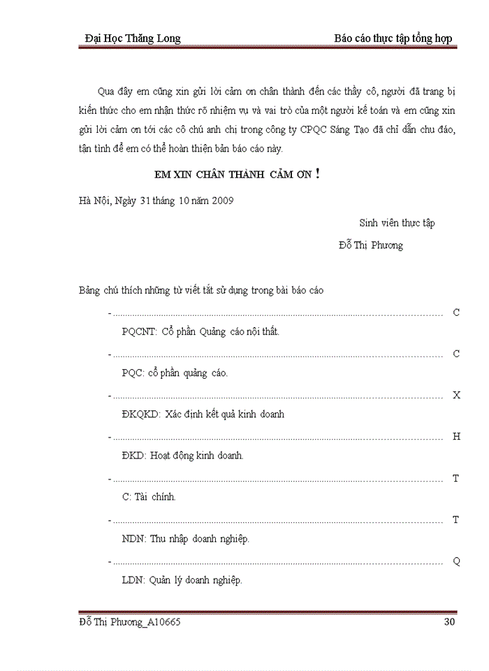 image for page Báo cáo thực tập tổng hợp tại Công ty cổ phần quảng cáo nội thất sáng tạo