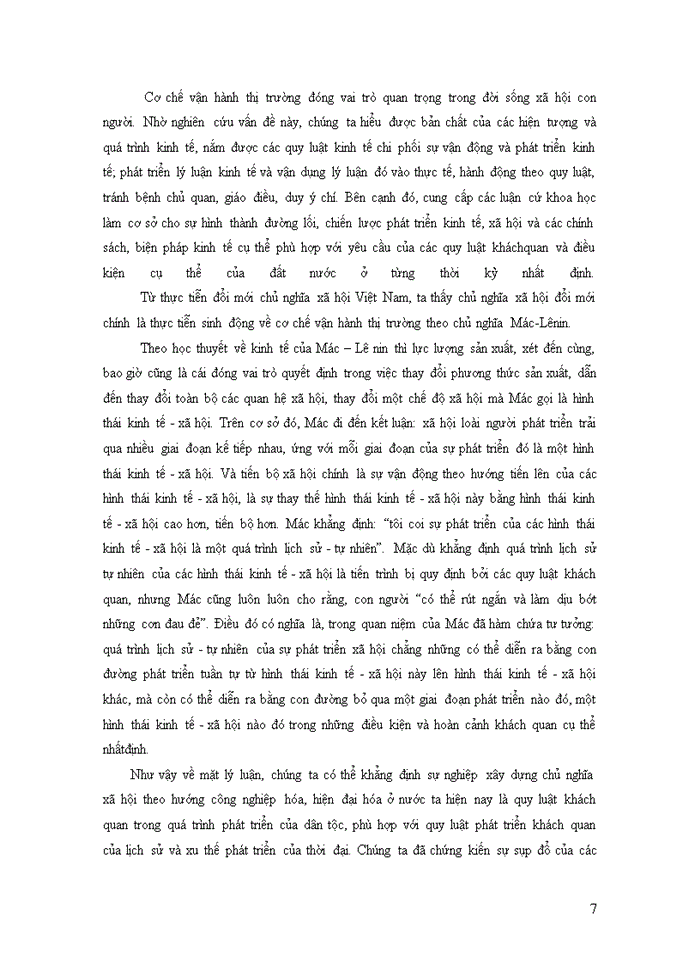 image for page Cơ chế vận hành thị trường theo quan điểm Mác - Lênin