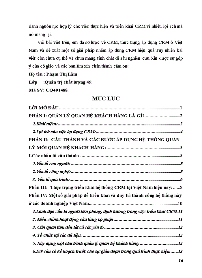 image for page Cấu thành và các bước áp dụng hệ thống quản lý mối quan hệ khách hàng